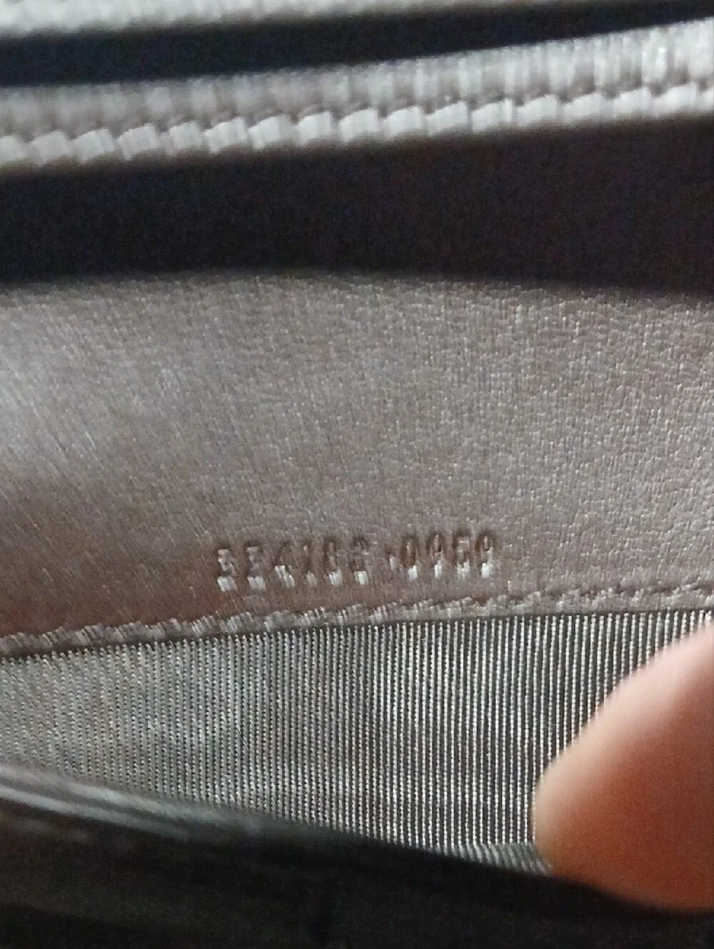 Gucci Embossed Long Leather Wallet - Brown
